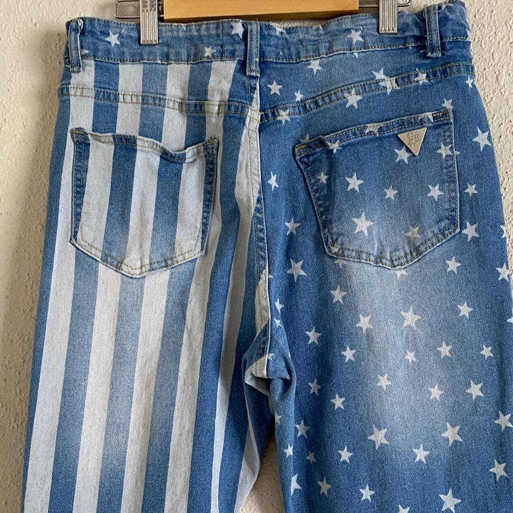 Stars and Stripes Straight Leg Jeans - Picture 9 of 11